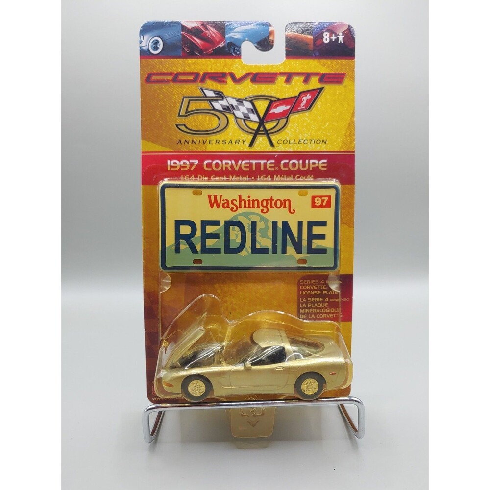 Racing Champions Corvette 50th Anniversary 1997 Corvette Coupe 1/64 Diecast New!